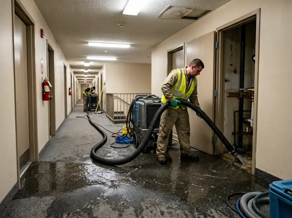 multi-unit-apartment-hallway-f-005 — frequently asked questions, Emergency Burst Pipe Water Extraction & Removal in Talty, TX